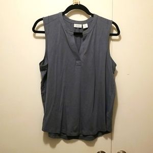 Sigrid Olsen V neck blouse. Sz LG